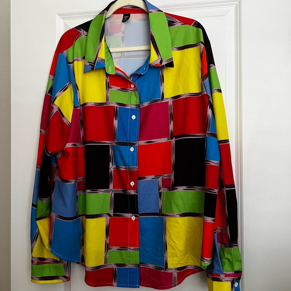 SHEIN Colorful Block 👚